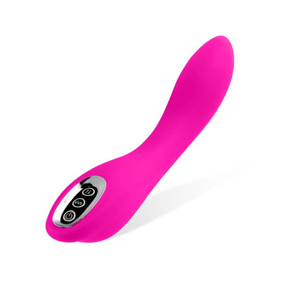 Foto 5 do produto Vibrador de Ponto G com 7 Modos de Vibração e Esfera Estimuladora de Clitóris com 3 Intensidades, Recarregável via USB - Silicone Toy Body Safe | 10,5 x 3,2 cm | Disponível em 2 Cores