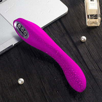 Foto 7 do produto Vibrador de Ponto G com 7 Modos de Vibração e Esfera Estimuladora de Clitóris com 3 Intensidades, Recarregável via USB - Silicone Toy Body Safe | 10,5 x 3,2 cm | Disponível em 2 Cores