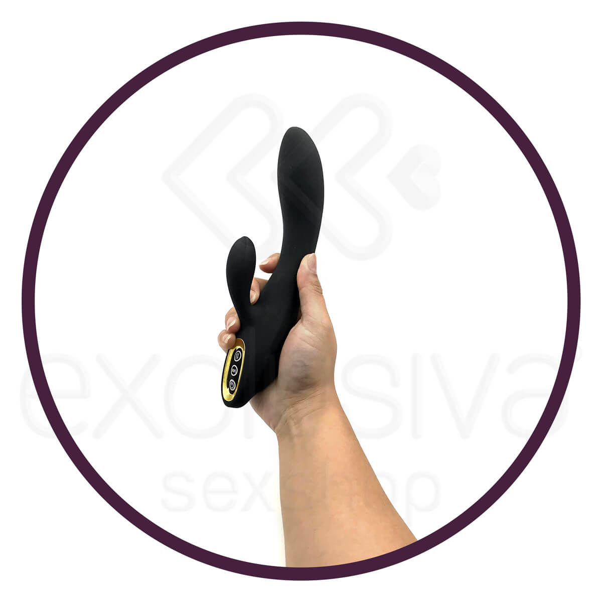 Silicone Toy - Vibrador Estimulador de Ponto G e Clítoris Recarregável em Silicone com 10 Modos de Vibração - 13 x 3,4 cm - 4