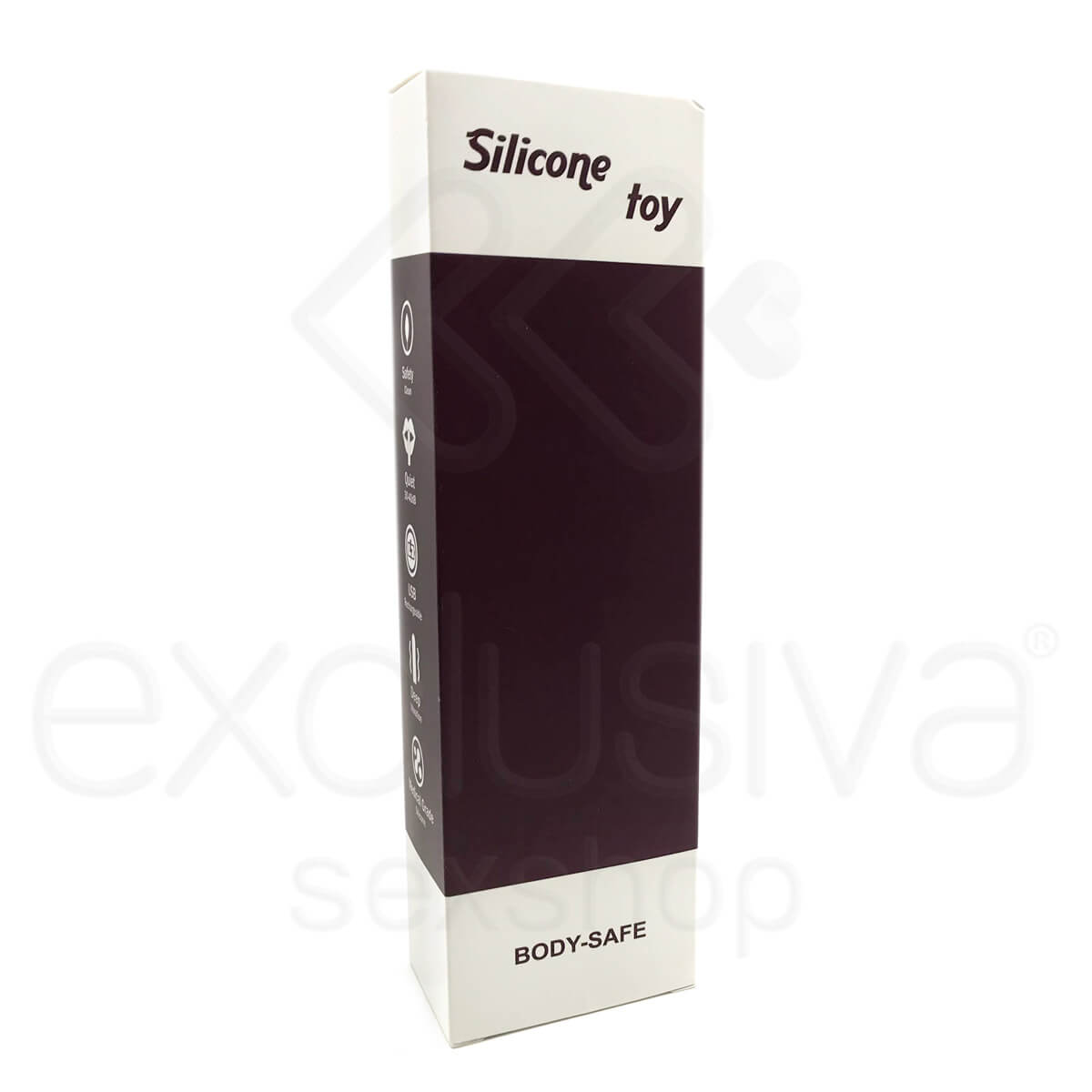 Silicone Toy - Vibrador Estimulador de Ponto G e Clítoris Recarregável em Silicone com 10 Modos de Vibração - 13 x 3,4 cm - 5