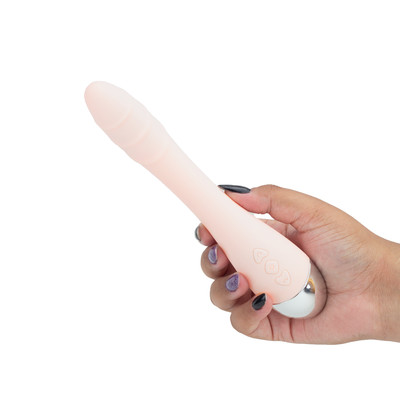 Vibrador Estimulador de Ponto G com 10 Modos de Vibração e Recarregável via USB - Silver Fox Delli | 14,3 x 3 cm | Disponível em 2 Cores