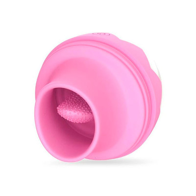 Foto 4 do produto Simulador de Sexo Oral Estimulador de Clítoris em Silicone Recarregável com 7 Modos de Vibrações, Função de Aquecimento - Dibe Sex Massager - 17,5 x 7,9 cm | Disponível em 2 Cores
