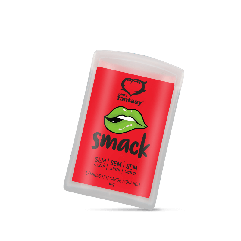Smack - Lâminas Comestíveis Shock Para Sexo Oral | Sabor: Morango - 2