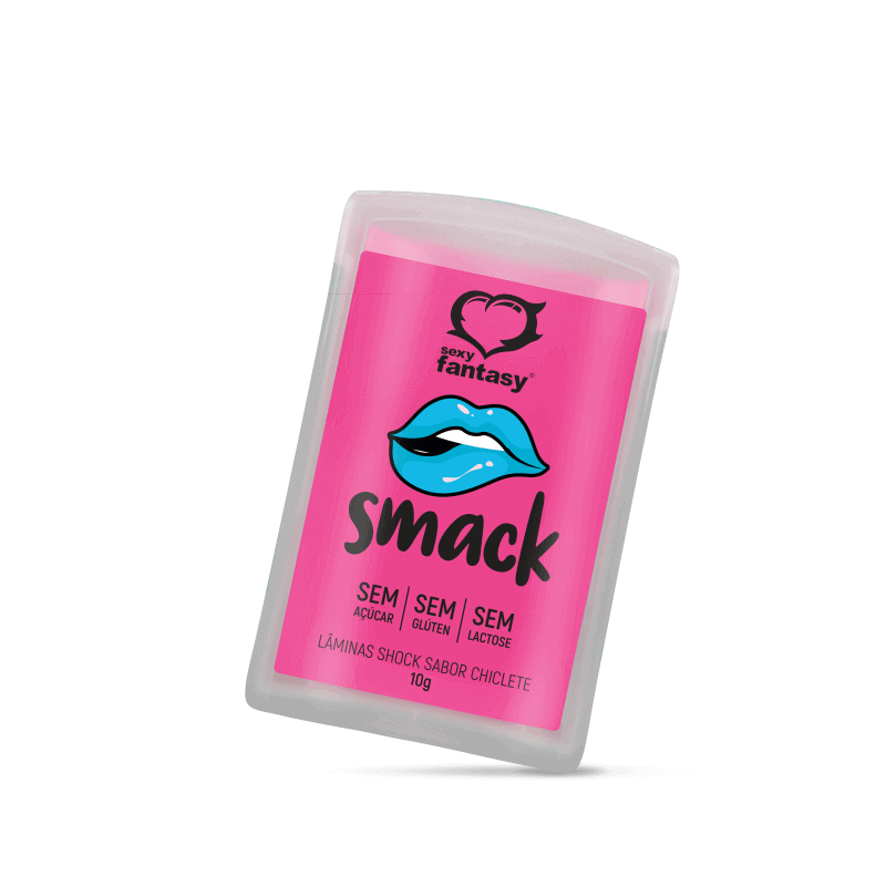 Smack - Lâminas Comestíveis Shock Para Sexo Oral | Sabor: Chiclete - 2