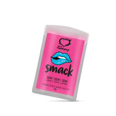 Smack - Lâminas Comestíveis Shock Para Sexo Oral | Sabor: Chiclete