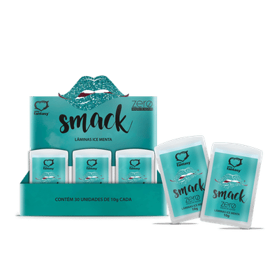 Smack - Lâminas Comestíveis Shock Para Sexo Oral | Sabor: Menta