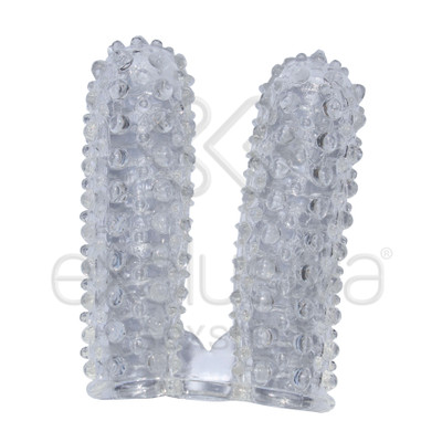 Foto 2 do produto Smart Fingers - Conjunto de Duas Capas Para Dedo com Texturas Estimuladoras - 7,5 x 2,5 cm