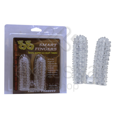 Foto 1 do produto Smart Fingers - Conjunto de Duas Capas Para Dedo com Texturas Estimuladoras - 7,5 x 2,5 cm