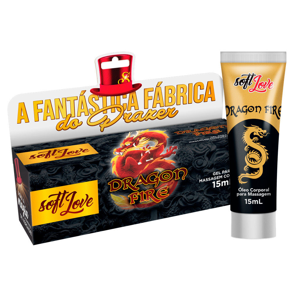 Gel com Efeito de Aquecimento - Soft Love Dragon Fire | 15 ML - 1