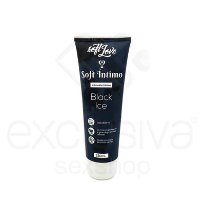 Foto 1 do produto Sabonete Íntimo Black Ice com Controle de PH - Soft Love - 250 ml