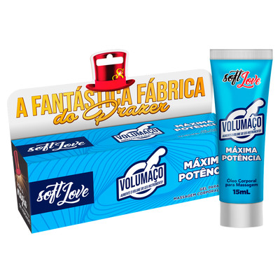 Gel Excitante Masculino Máxima Potência - Soft Love Volumaço | 15ml