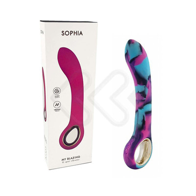 Foto 1 do produto Vibrador Estimulador de Ponto G Recarregável com 10 Modos de Vibração em 5 Intensidades Diferentes - Sophia My Blazing | 13,2 x 3,2 cm | Disponível em 5 Cores