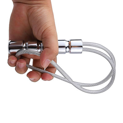 Foto 4 do produto Spanking Paddle - Chibata Feita em Aço com Forma de Fio | 34,5 cm
