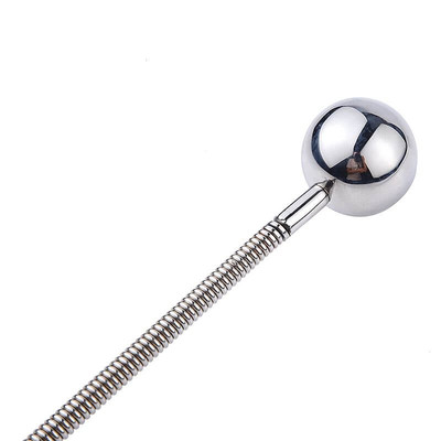 Foto 2 do produto Spanking Paddle - Chibata de Aço em Forma Esfera de Luxo - 36 cm