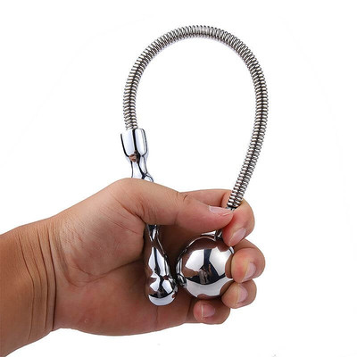 Spanking Paddle - Chibata de Aço em Forma Esfera de Luxo - 36 cm