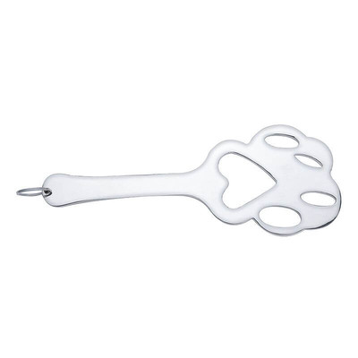 Foto 4 do produto Chibata em Aço com Forma de Pata de Tigre Espelhada - Spanking Paddle - 25 cm