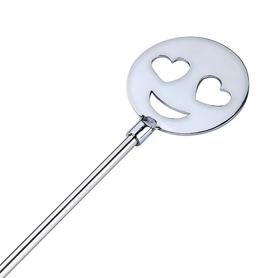 Foto 3 do produto Chibata em Aço com Cabo Anatômico e Carinha de Emoji Apaixonado - Spanking Paddle | 39 cm