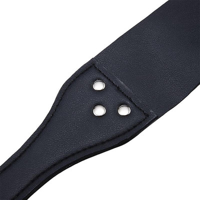 Foto 4 do produto Spanking Paddle - Palmatória Dupla Feita em Couro Sintético - 34 cm