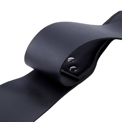 Foto 5 do produto Spanking Paddle - Palmatória Dupla Feita em Couro Sintético - 34 cm