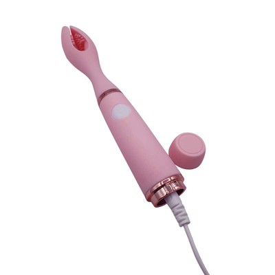 Foto 3 do produto Vibrador Estimulador Feito em Silicone com 12 Modos de Vibração Recarregável - Spark Of Love Vibrator | 19,5 x 2,6 cm
