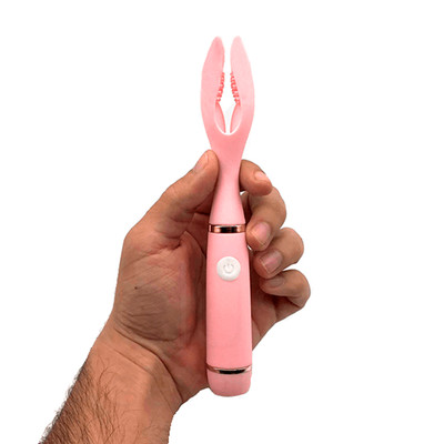 Vibrador Estimulador Feito em Silicone com 12 Modos de Vibração Recarregável - Spark Of Love Vibrator | 19,5 x 2,6 cm
