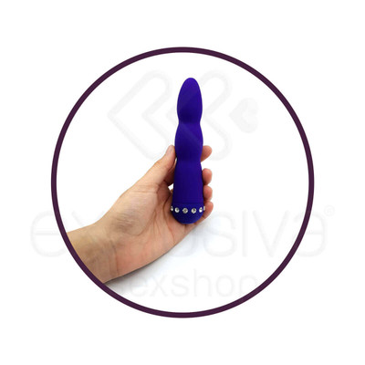Sparkle Succubi Wavy Wand - Vibrador com 10 Modos de Vibração - 14,2 x 3 cm | Cor: Roxo