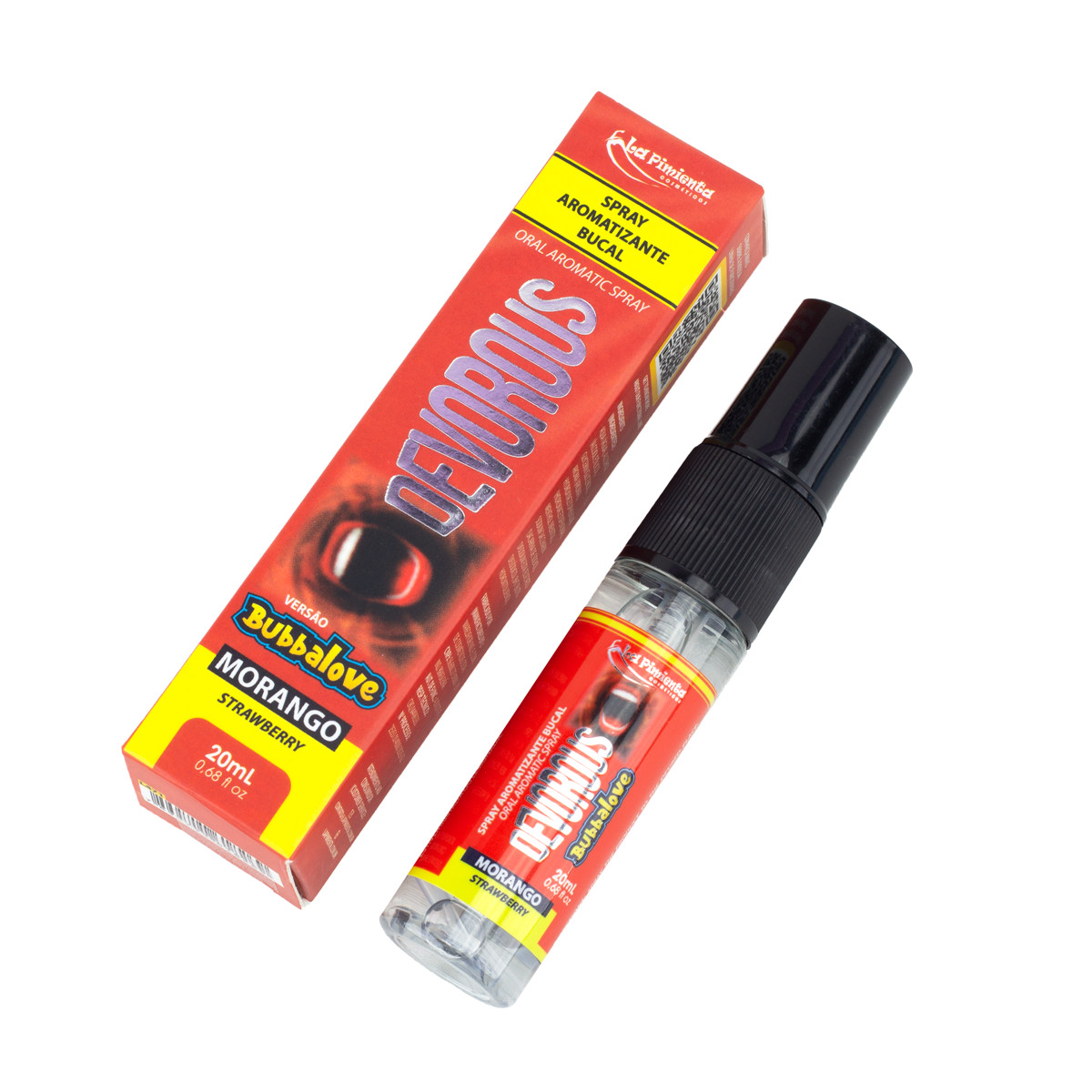 Spray Aromatizante Bocal Para Sexo Oral - La Pimienta Devorous Bubbalove | 20 ml | Disponível em 3 Sabores - 13