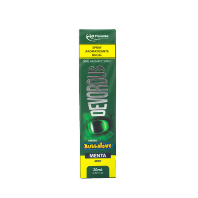Foto 8 do produto Spray Aromatizante Bocal Para Sexo Oral - La Pimienta Devorous Bubbalove | 20 ml | Disponível em 3 Sabores