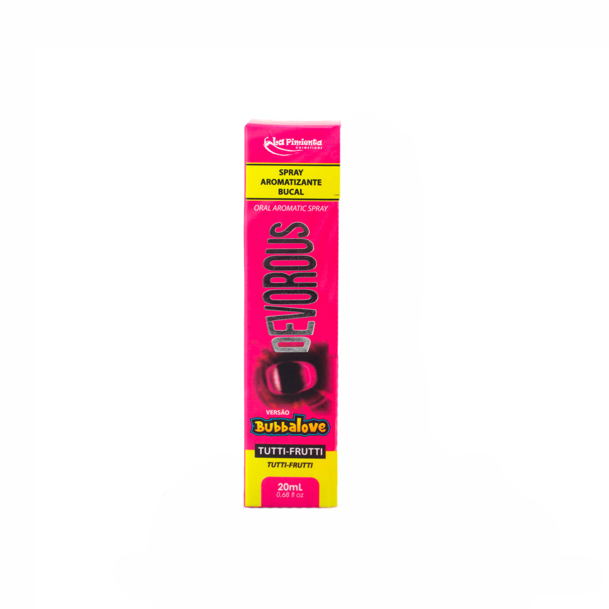 Spray Aromatizante Bocal Para Sexo Oral - La Pimienta Devorous Bubbalove | 20 ml | Disponível em 3 Sabores - 5