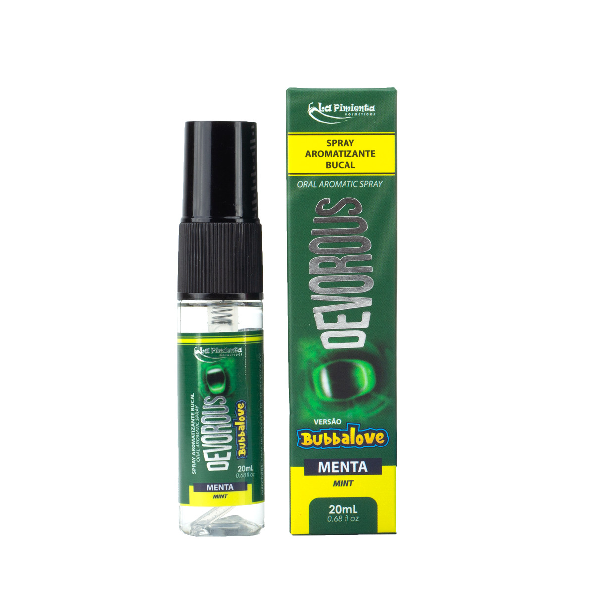 Spray Aromatizante Bocal Para Sexo Oral - La Pimienta Devorous Bubbalove | 20 ml | Disponível em 3 Sabores - 7