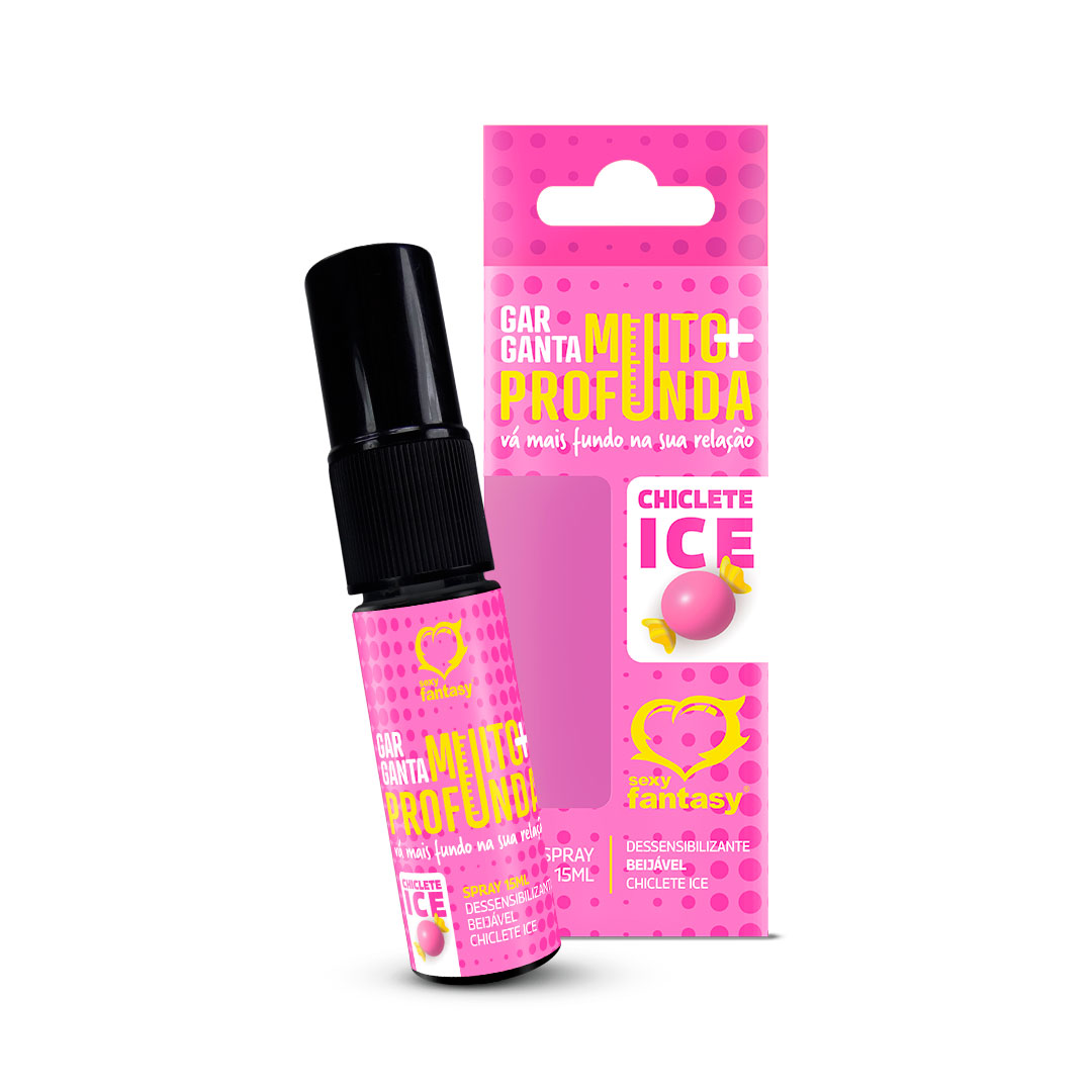 Spray Beijável Dessensibilizante - Sexy Fantasy Garganta Muito + Profunda! - 15 ml | Disponível em 4 Sabores - 3