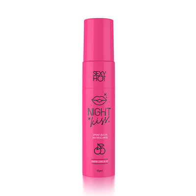 Foto 2 do produto Spray Bucal Refrescante para Sexo Oral - Sexy Hot Night Kiss - 15ml | Disponível em 2 Aromas