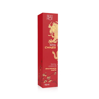 Foto 2 do produto Spray Excitante com Efeito de Vibração, Esquenta e Esfria - Sexy Hot Spray Chinês | 15g
