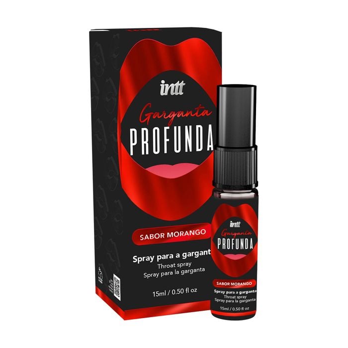 Spray Facilitar de Sexo Oral - Intt Garganta Profunda | 15 ml | Disponível em 2 Sabores - 2