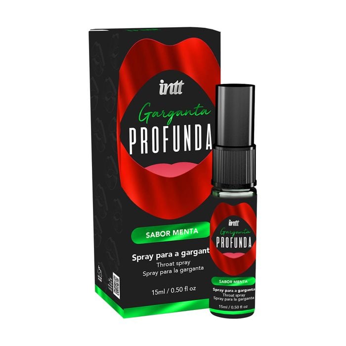 Spray Facilitar de Sexo Oral - Intt Garganta Profunda | 15 ml | Disponível em 2 Sabores - 4