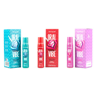 Spray para Garganta com Sensação de Vibração - Feitiços Aromáticos Oral Vibe | 17 ml | Disponível em 3 Sabores