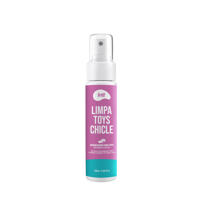 Spray Higienizante de SexToys com Aroma de Chiclete, Ação Bactericida e Fungicida - Intt Limpa Toys Chicle | 58 ml