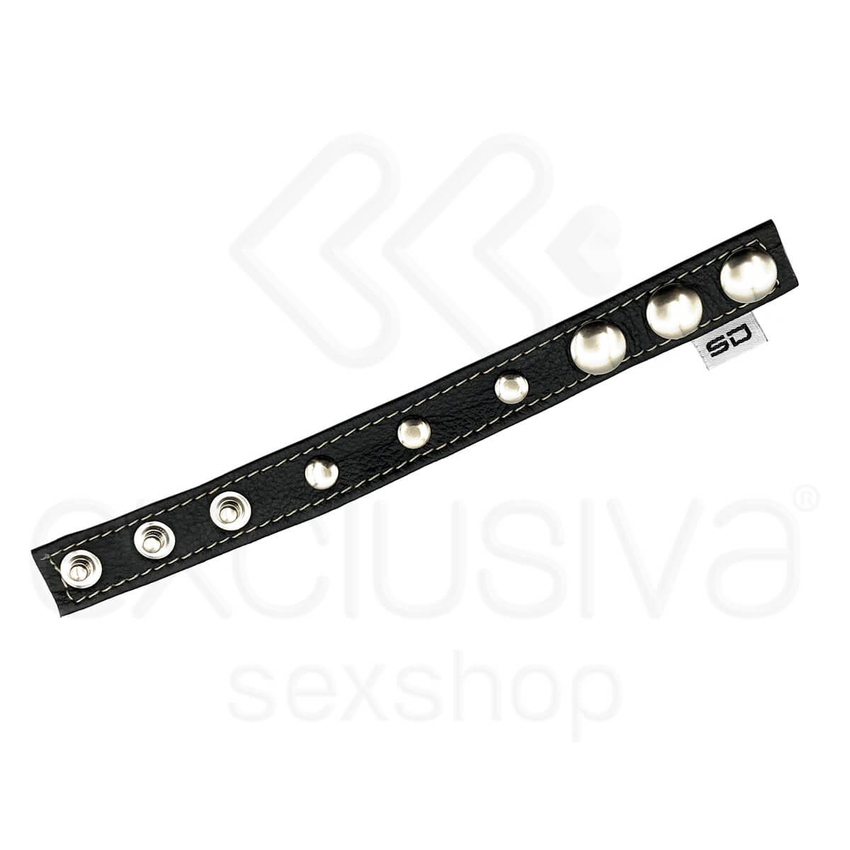 Steves Designer - Anel Peniano Ajustável em Couro - Tamanho Único - 2