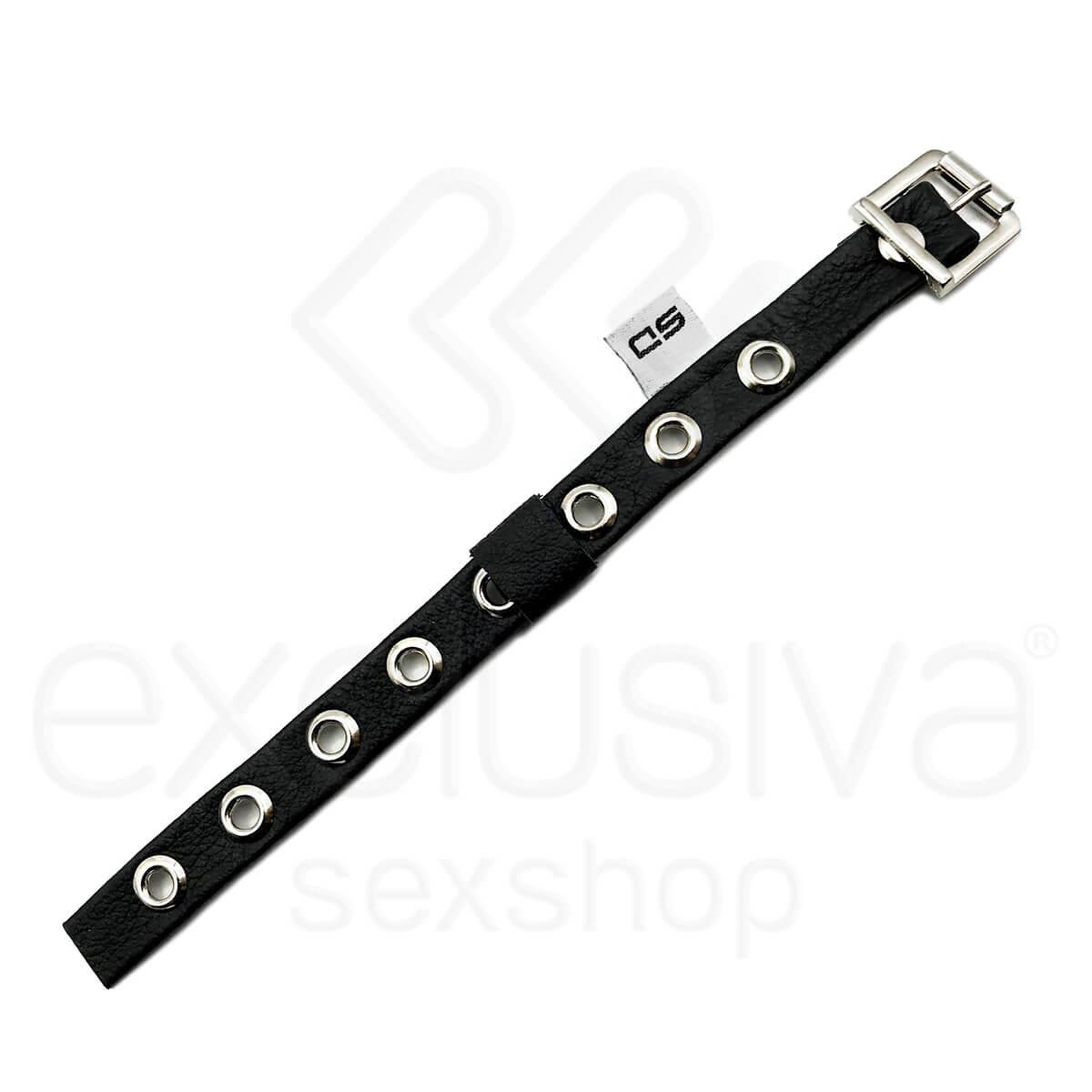 Steves Designer - Anel Peniano em Couro com Fivela para Ajuste - 2