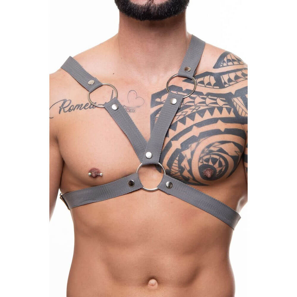 Arreio Harness Ajustável Feito em Nylon com Formato de X  - Steves Designer | Disponível em 3 Cores - 3