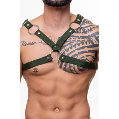 Foto 5 do produto Arreio Harness Ajustável Feito em Nylon com Formato de X  - Steves Designer | Disponível em 3 Cores