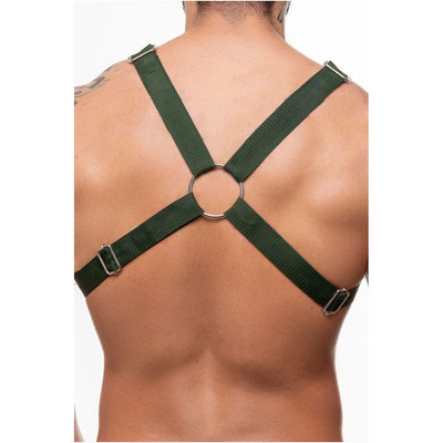 Arreio Harness Ajustável Feito em Nylon com Formato de X  - Steves Designer | Disponível em 3 Cores