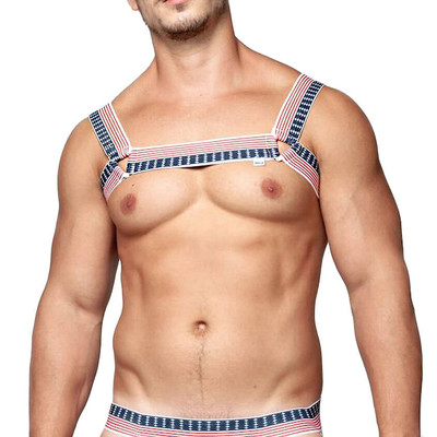 Arreio Harness América em Elástico com Triângulos - Steves Designer