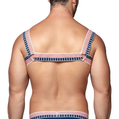 Arreio Harness América em Elástico com Triângulos - Steves Designer