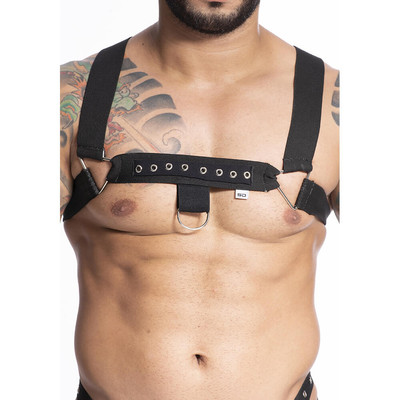 Foto 1 do produto Steves Designer - Arreio Harness Masculino em Elástico com Rebite e Puxador