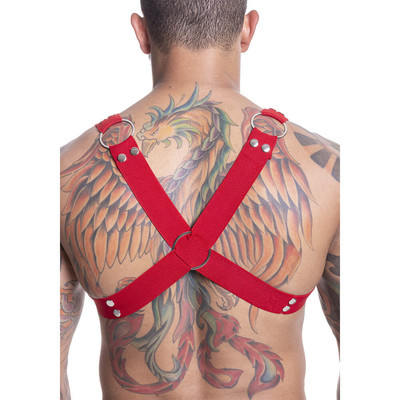 Foto 2 do produto Arreio Harness em Elástico com X nas Costas - Steves Designer | Disponível em 3 Cores
