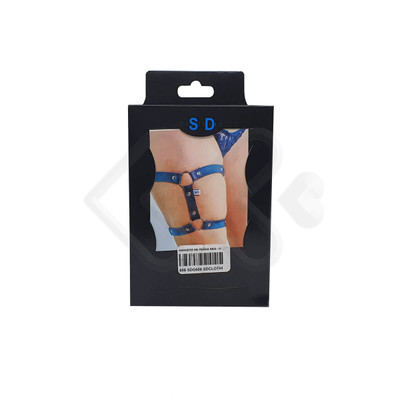 Arreio Harness de Perna Regulável em Couro Sintético E Detalhe em Níquel - Steves Designer