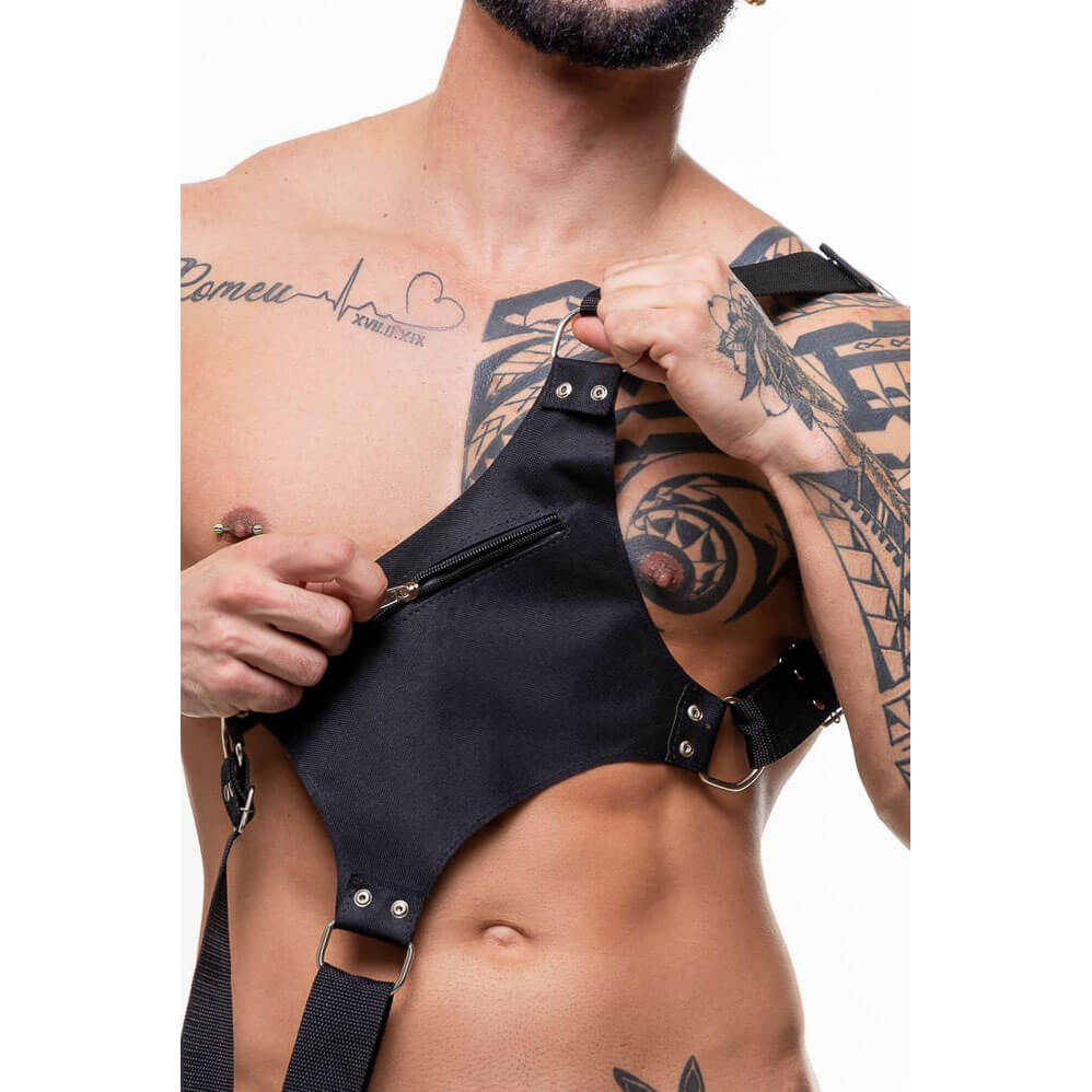 Arreio Harness Pochete com Tiras Ajustáveis - Steves Designer | Disponível em 4 Cores - 16