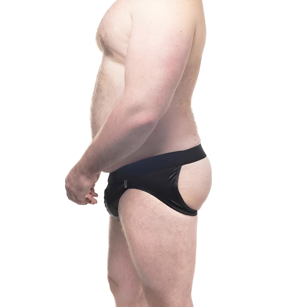 Cueca Jockstrap Premium em Cirrê - Steves Designer Big Man | Tamanho Plus Size - 2
