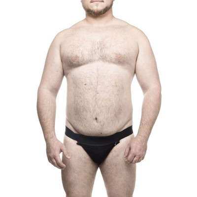Cueca JockStrap Tapa Sexo com Anel Peniano - Steves Designer Big Man | Plus Size